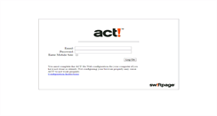 Desktop Screenshot of acthosting.toplineresults.com